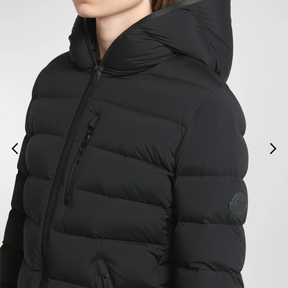Moncler Herbe Stretch Nylon Hooded Puffer Jacket - Picture 12 of 12
